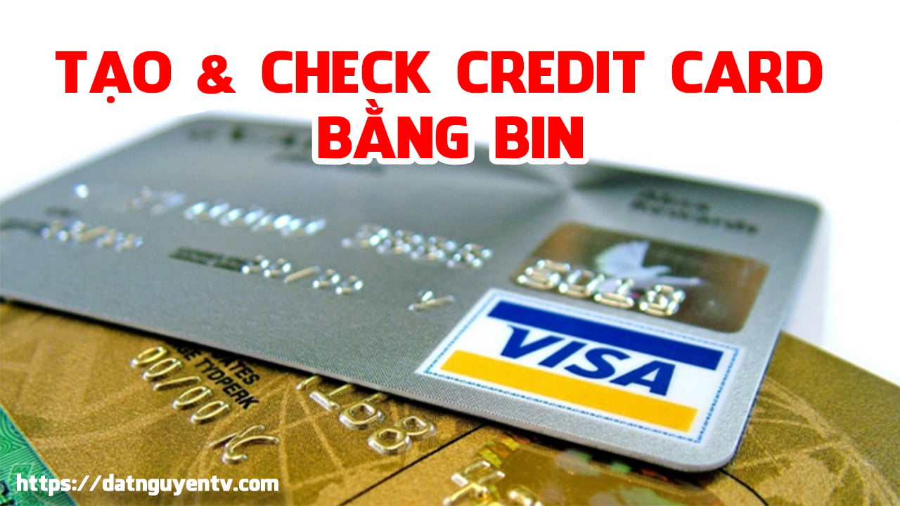 BIN là gì ? Cách tạo và check Credit card bằng BIN đơn giản Đạt Nguyễn TV