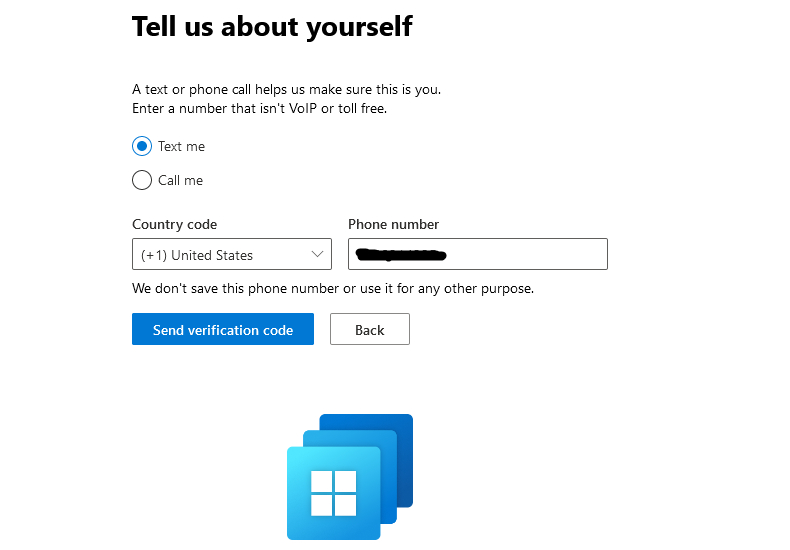 Windows 365 Cloud PC Sử Dụng VPS Miễn Phí 1 tháng của Microsoft xác thực điện thoại