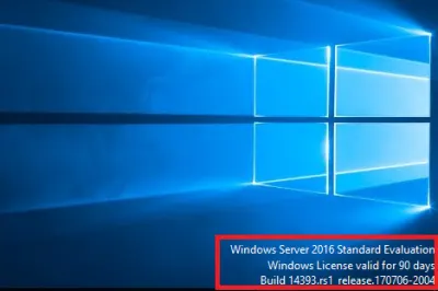 Nâng cấp bản dùng thử Windows server