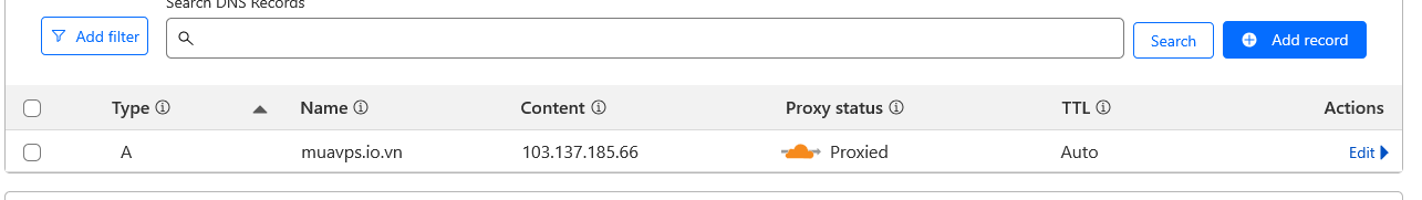 Cách trỏ tên miền về hosting bằng DNS record A