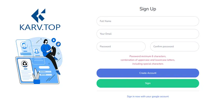 đăng ký tài khoản nhận subdomain miễn phí karv