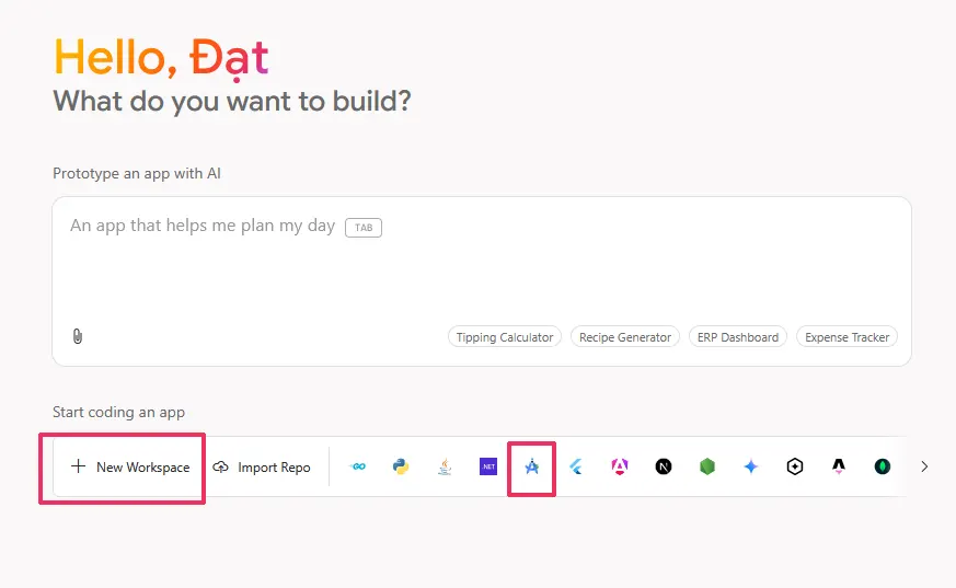 vps google cloud miễn phí, khởi tạo workspace